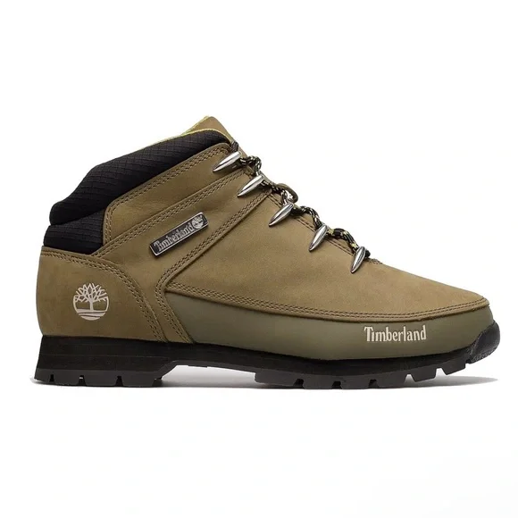 SHOES TIMBERLAND EURO SPRINT MID HIKER - A2HVB/MILITARY OLIVE NUBUCK/BLACK MEN´S
